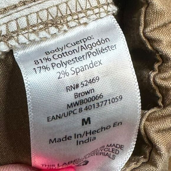 Free Assembly Men's Khaki Pull On Buckle Jogger Pants Size Medium - Picture 4 of 5